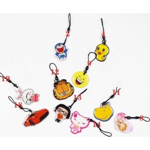 100pcs UID S50 1K 13.56Mhz Rewritable Access Control Card Keyfobs Waterproof Key Tags Changeable NFC RFID Card