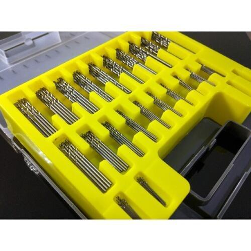 150Pcs Boxed Twist Drill Bits Hand Tool Sets For Integrated Circuits/PCB HSS DIY Miniature Opener Kit 0.4-3.2mm