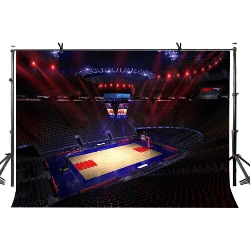 150x210cm Fantasy Basketball Court Backdrop Colourful Fantasy Basketball Court Photography Background