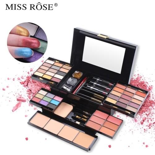 39 Color Professional Makeup Set Matte Eye Shadow Long-Lasting Mascara Pressed Powder Cheek Blusher Complete Make Up Kit