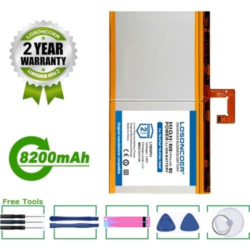 8200mAh L16D2P31 Battery For Lenovo TAB 4 10 / 10 REL / 10 PLUS TAB4 PLUS TB-X704F TB-X304L X304F TB-X704F X704L X504F X504L