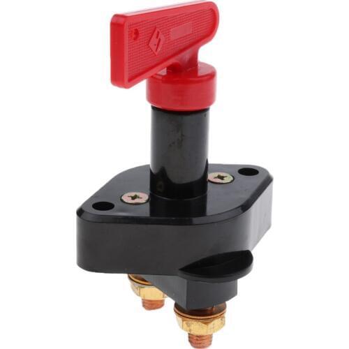 Auto Boat Battery Disconnect Switch Cut-off Quick With Removable Key 2-Post