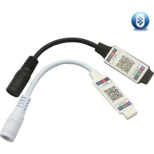 Led Controller wireless Bluetooth LED RGB Controller LED Lights Controller Remote Dimmer DC 5-24V For RGB 3528 5050 LED Strip