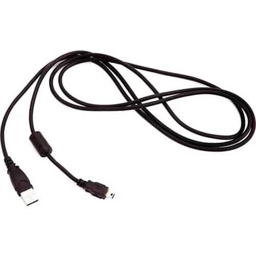 1.8M USB 2.0 Black 5-Pin Data Charger Cable for Ps3 Game Wireless Controller Connect Computer Play And Charge