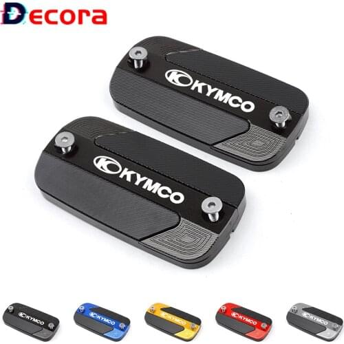 Front Brake Fluid Reservoir Cover Caps For KYMCO DownTown DT 125 200 300 300i 350 350i XCITING 250 300 350 400 S 500 S500 K-XCT