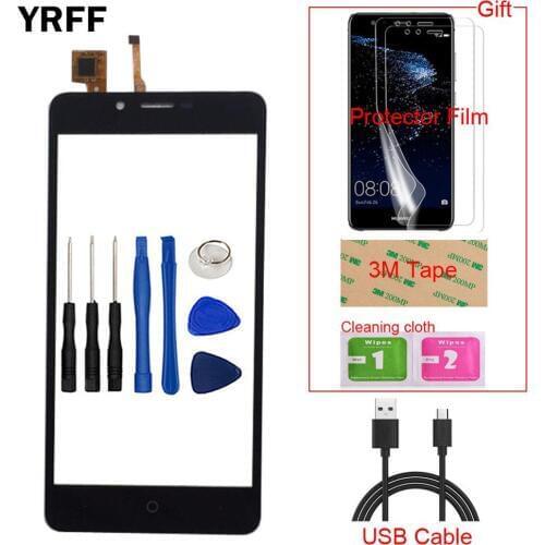 Mobile Touch Screen TouchScreen For Leagoo Kiicaa Power Touch Screen Digitizer Panel Front Glass Sensor Tools Protector Film