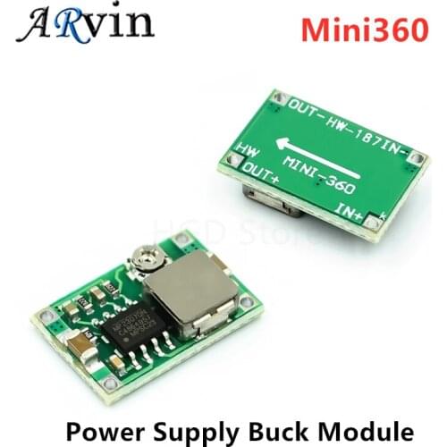 5PCS Mini Airplane Module Mini360 Mini 360 DC-DC Buck Non-isolated Converter Step Down Module For Flight Control Car 17x11x3.8