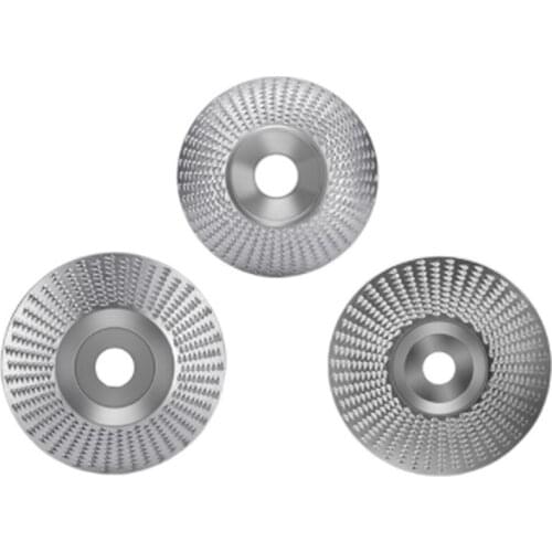 3 Piece Set of Wood Grinding and Polishing Wheel Rotating Disc Sandpaper Grinding Wheel Tool Angle Grinder 4 Inch Bore Retail