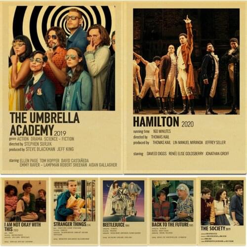 The Umbrella Academy/Hamilton/Hamilton Wall Pictures Kids Room Decor Retro Wall Art Canvas Painting Anime Nordic Posters Prints