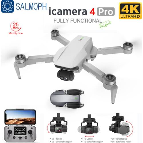 MJX Bugs B16 Pro Drone 4k Professional GPS Dron Brushless Motor 3-Axis Anti-shake EIS Optical Flow RC Quadcopter with camera ZLL