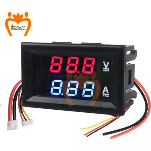 0.56'' 0-100V 10A 50A 100A LED Digital Voltmeter Ammeter Car Motocycle Voltage Current Meter Volt Detector Tester Monitor Panel