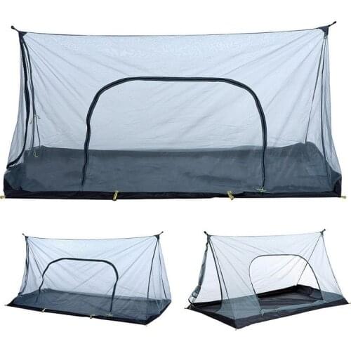 1-2 Person Ultralight Rodless Mesh Tent Summer Outdoor Camping Anti-mosquito Tent Inside Tent Portable Beach Tent 210x120x110cm