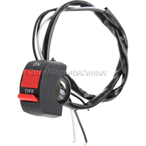 Universal Motorcycle Handlebar Fog Light Switch ON-OFF Button Connector Switch 12VDC For U5 U7 LED Head Lamp Skill Stop Switches