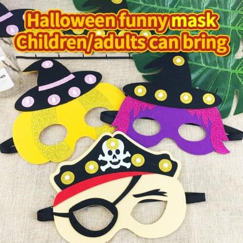 Xibao Halloween Witch Pumpkin Pirate Felt Mask Mask Kindergarten Stage Performance Props Childrens Toys