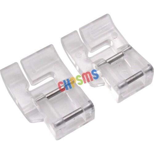 2PCS #820815002 / A9-2 Clear Snap on Applique Foot FIT Elna,Janome ,Kenmore