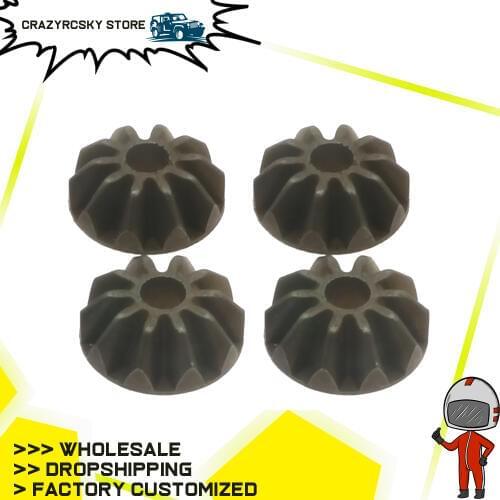 4pcs Metal Differential Bevel Gear S For Rc Hobby Model Car 1-10 Vrx Octane Vetta Karoo Ftx Outlaw Upgraded Hop-Up Parts