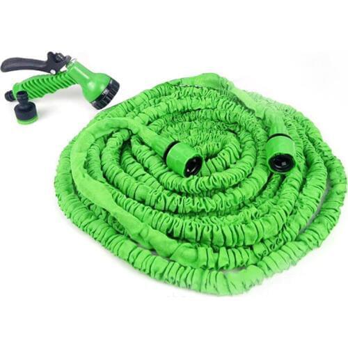 50FT-100FT Garden Hose Expandable Magic Flexible Water Hose EU Hose Plastic Hoses Pipe With Spray Gun To Watering Car Wash Spray