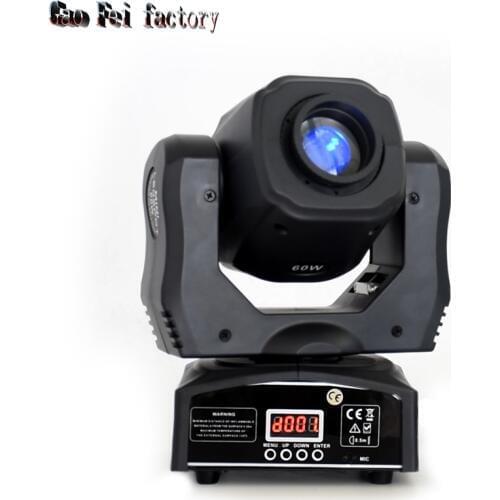 60W Led Moving Head Spot Light Dmx 16Chs Professional DJ Stage Lighting Equipment Lyre Gobo Projector Good For Disco Party Show