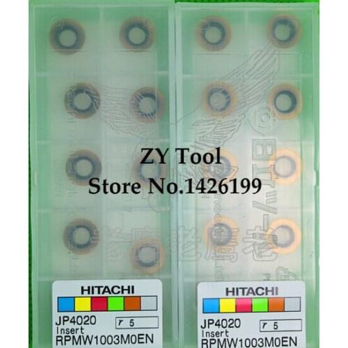 Free shopping! HITACHI 10PCS RPMW1003MOEN JP4020 lathe cutting tools CNC blade alloy carbide cutting tool carbide inserts