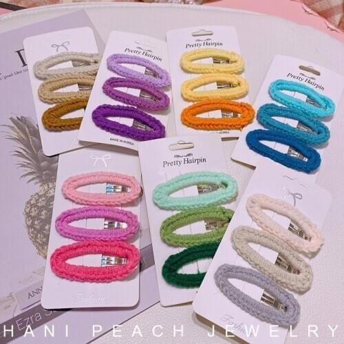 Free shipping Fashion women knitting Hollow out hair accessories girls lovely hairclip sweet ins style hairpins headwear