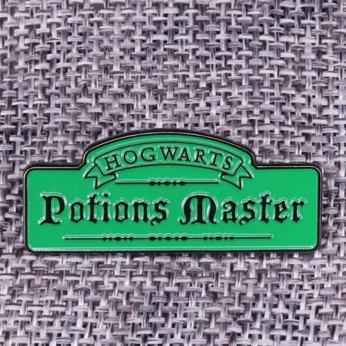 Potions master Brooch majic school Badge witchcraft jewelry share your knowledge of wizardry