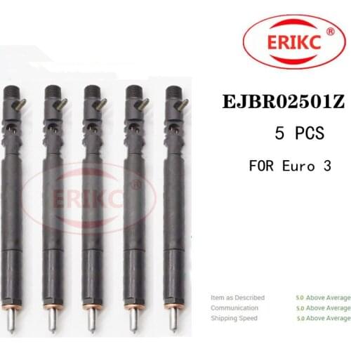 ERIKC 5 PCS EJBR02501Z High Pressure Injection Replacements EJBR 025 01Z FOR Euro 3 Delphi Injector