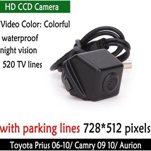 LED Night Vision CCD Chip Car RearView Reverse Assistance system Parking Car Camera for Toyota Prius 06-10/ Camry 09 10/ Aurion