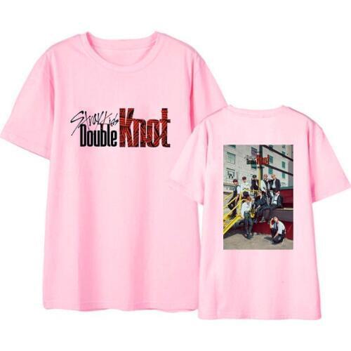 KPOP StrayKids T-shirt World Tour District 9 Unlock shirt Letter Tee Tshirt Casual Korean Tops