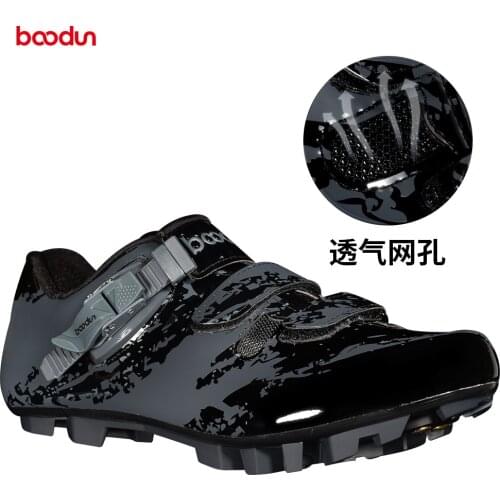 BOODUN 2019 new MTB bicycle lock shoes nylon sole breathable upper riding shoes