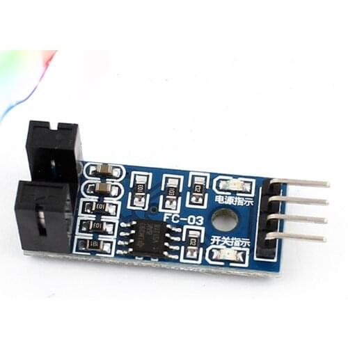 LM393 Chip 1-Channel Optocoupler Motor Speed Measuring Counter Sensor Module