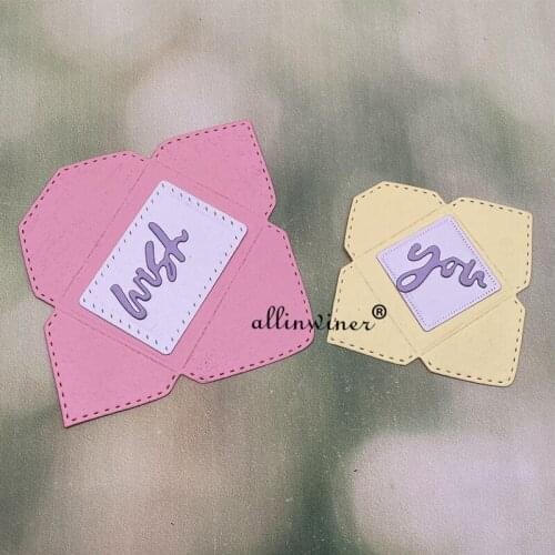 Envelope decoration Metal Cutting Dies for DIY Scrapbooking Album Paper Cards Decorative Crafts Embossing Die Cuts