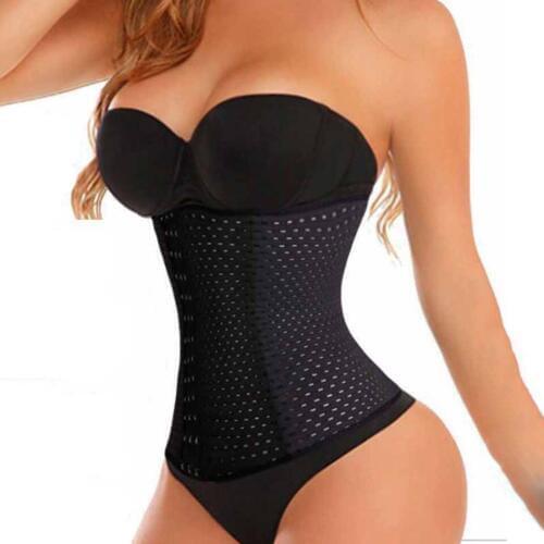 Fashion Waist Tummy Girdle Glass Waist Trainer Women Body Shaper Ladies Fat Burning Corset