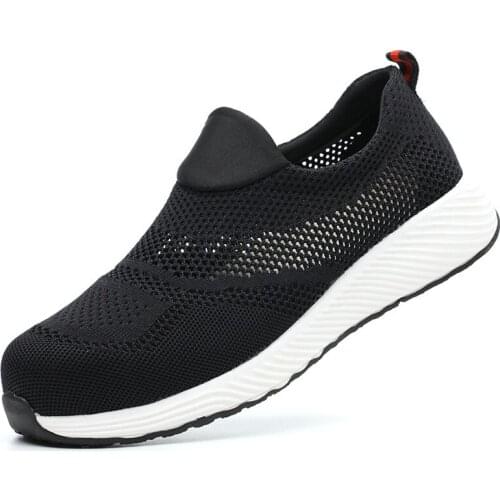 Summer Lightweight Steel Toecap Mens Boots Men Safety Shoes Anti-Smashing Work Boots Male Shoes Breathable Men Shoes