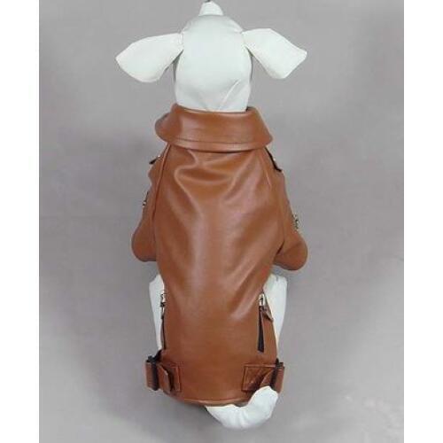 Dog Coat Leather Jacket Dog Clothes Coat Clothing for Dogs ropa perro roupa para cachorro French Bulldog Vest Garment