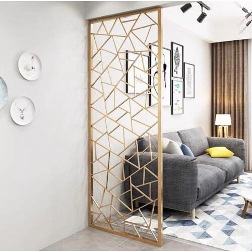 Stainless Steel Screen Partition Home Entrance Door To Block The Living Room Decoration Entrance