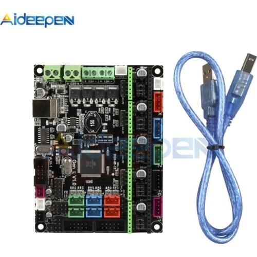 3D Printer Board Gen L V1.0 V2.1 Controller Compatible with Ramps1.4/Mega2560 R3 Support A4988/TMC2208/2209TMC2100 Drivers