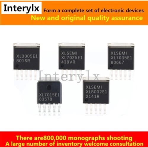 5Pcs XL7015E1 XL7025E1 XL7035E1 XL8002E1 XL3005E1 TO263-5 Step-Down DC - DC Converter