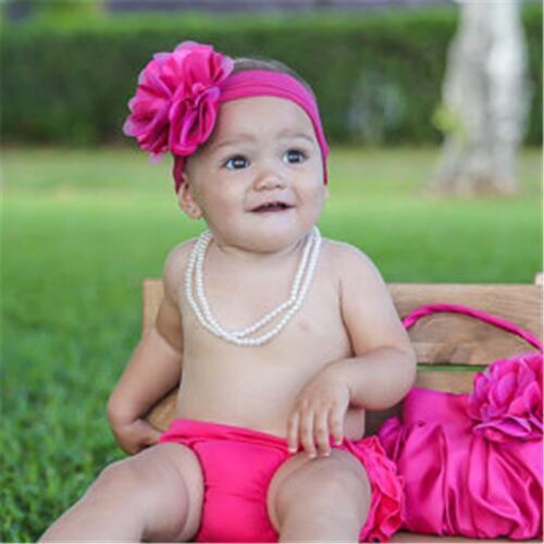 2018 New Cotton Elastic Newborn Baby Girls wrinkle Headband Flower Hair Band Children Headwear Baby Turban Top bandeau bebe