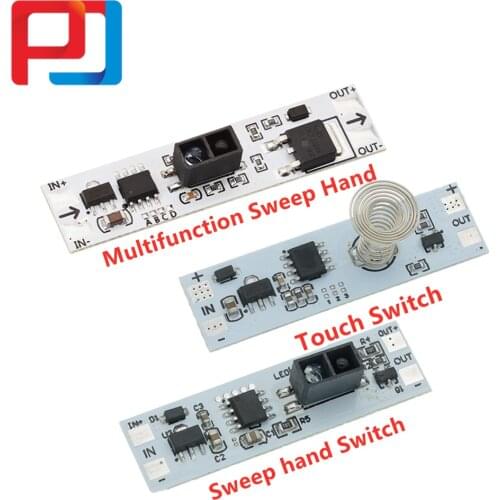 XK-GK-4010A DC 5V-24V Short Distance Scan PULAR Sensor Sweep Hand Sensor Switch 36W 3A Constant Voltage for Auto Smart Home