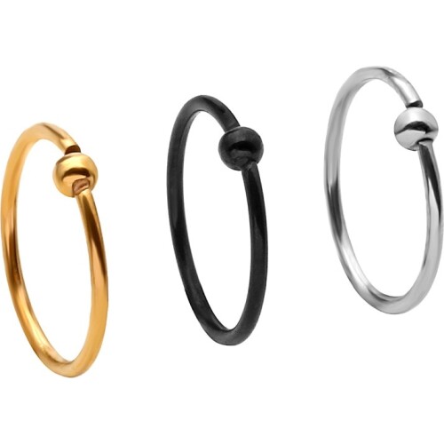 100pcs 20G 18G Surgical Steel Eyebrow/ Nose/Ear/ Lip Ring,BCR Body Piercing Jewelry Earring Helix tragus ring Free Shipping NEW