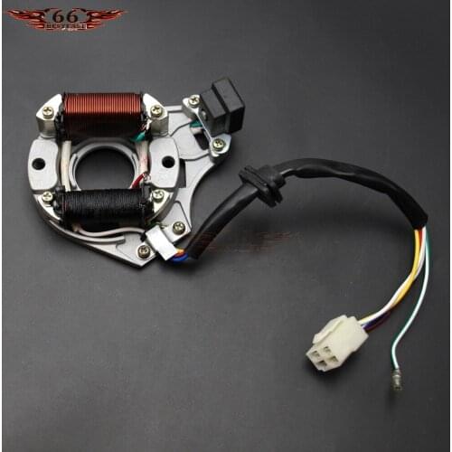 2 Coils Magneto Stator Plate Rotor For Chinese 50cc 70cc 90cc 110cc 125cc Dirt Bike ATV Quad Pit Pro Buggy NEW