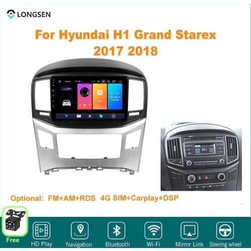 9" Android 10 For Hyundai H1 Grand Starex 2017 2018 Multimedia Radio Video GPS Navigation Radio Car DVD Player Auto Stereo Navi