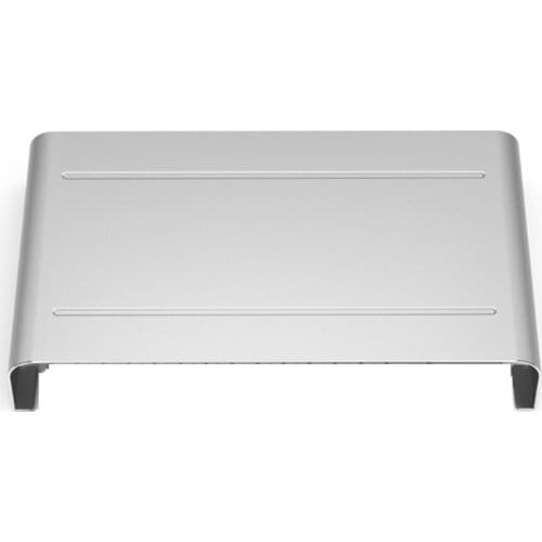 Aluminum Alloy Ergonomic Monitor Stand Riser Monitor Stand for Laptop Computer PC Printer Metal Monitor Riser Stand Au04 21