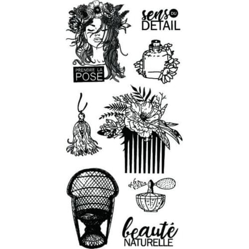 French Transparent Clear Stamp for DIY scrapbooking/Card Making C688