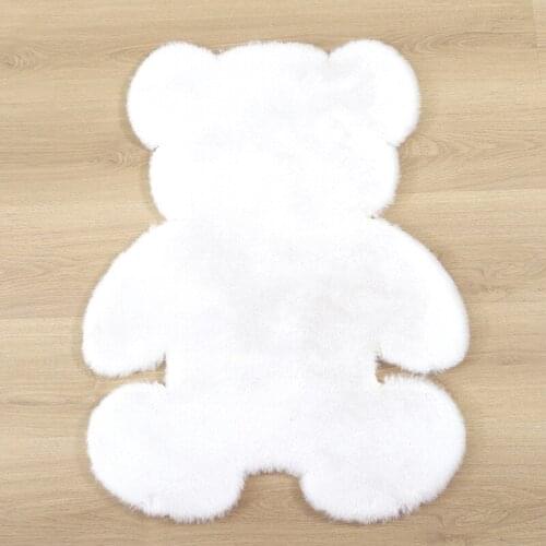 Imitation Fur White Sheepskin Rug Living Room Floor Mat Hairy Carpet for Sofa Bedroom Floor Mat