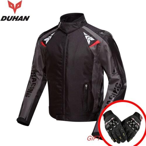 DUHAN Motorcycle Men Waterproof Jackets Racing motorbike Protective Motocross Riding Jacket Professional Protector clothes ce