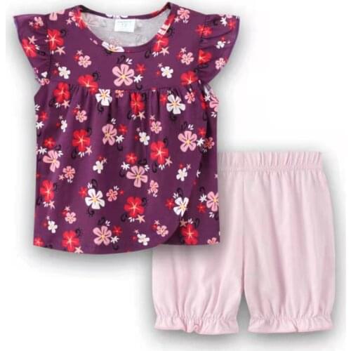 New Summer Childrens Cartoon Pajamas Baby Wear kids Homewear Pyjamas Pijamas Boys Girls Printed Sleepwears Clothing sets
