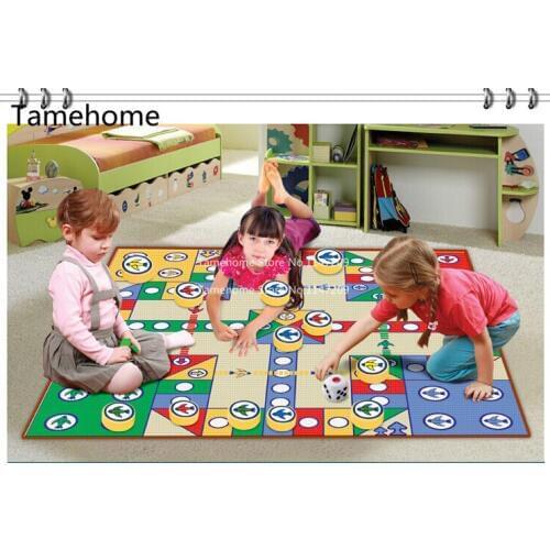 NiceRug education flying chess child game carpet Aeroplane Chess mat Play Mat Puzzle Foam educational Picnic Mat Gym child Mat