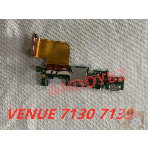 Genuine FOR DELL VENUE 11 PRO 7130 7139 DC Power BOARD WITH CABLE Work perfect free shipping