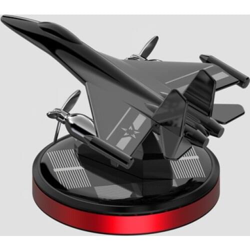 Solar Powered Rotating Combat aircraft Aromacure Furnishing Air Freshener Dashboard Perfume Car Auto Diffuser for Mens perfumes
